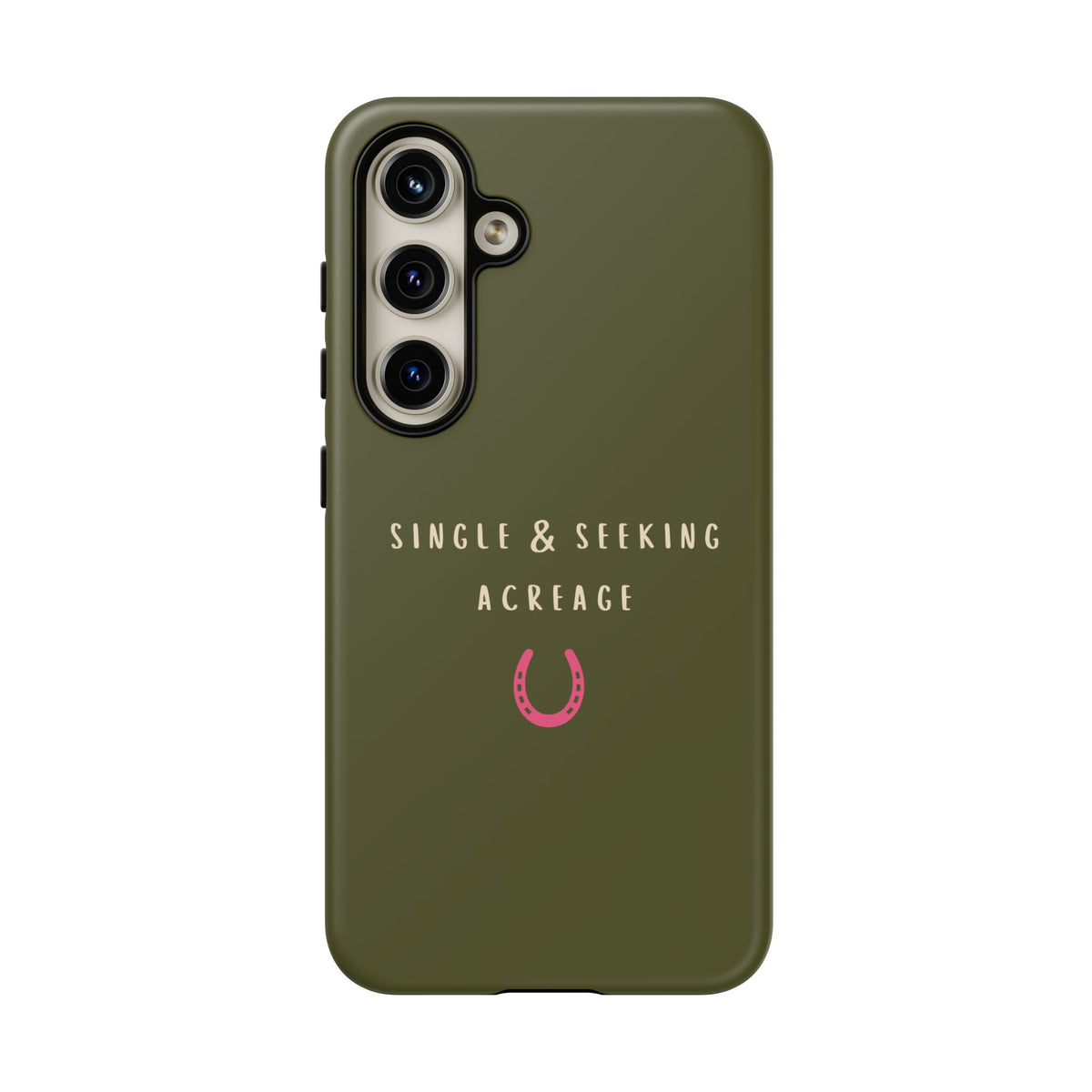 Green & Pink Single & Seeking Acreage Case