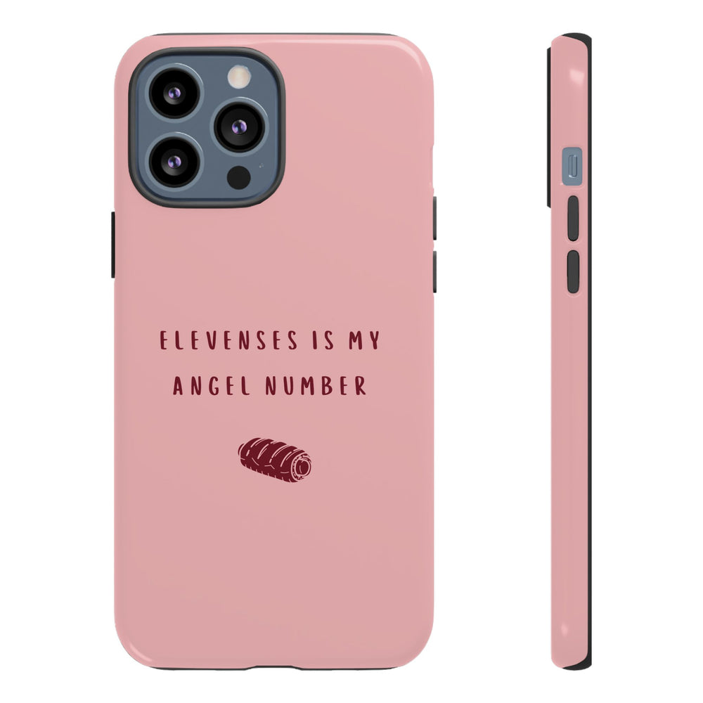 Pink & Burgundy 'Elevenses Is My Angel Number' Case