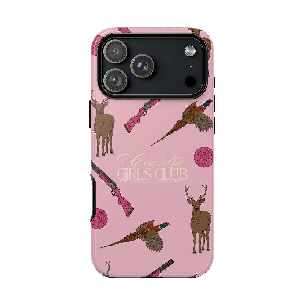 Pale Pink Girls Love Guns Case  | CGC x Country Cases