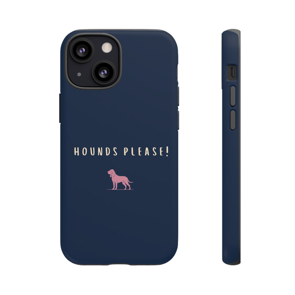 Navy & Pink 'Hounds Please' Case