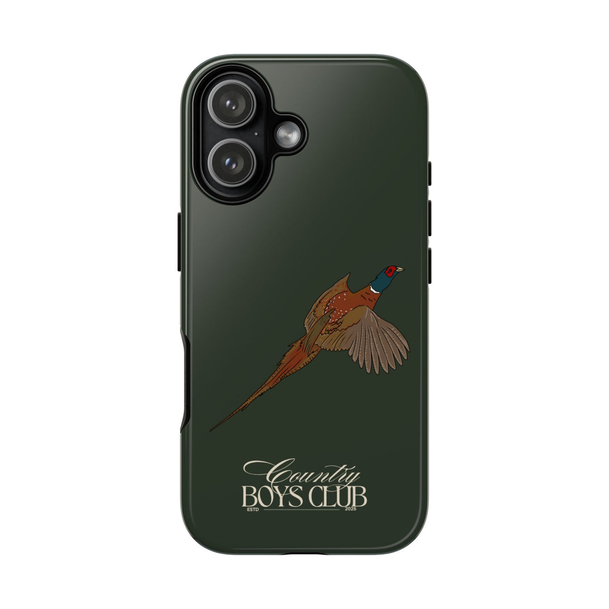 Field Green' Country Boys Club Pheasant' Case  | CGC x Country Cases