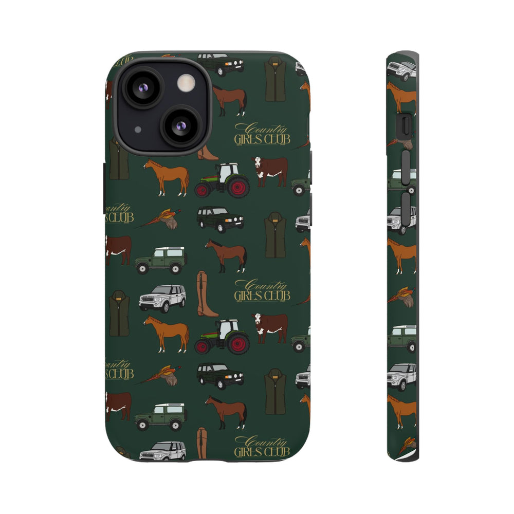 Green Country Girls Club x Country Cases iPhone Case