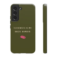 Green & Pink 'Elevenses Is My Angel Number' Case