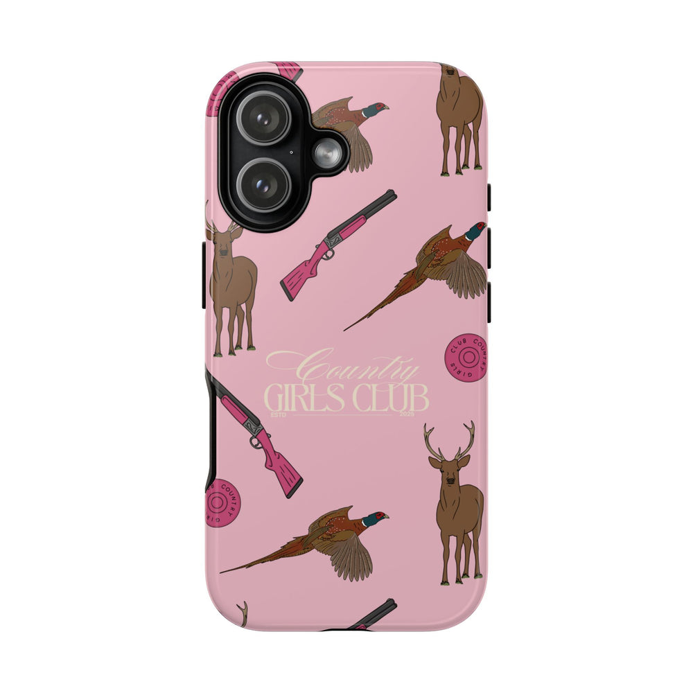 Pale Pink Girls Love Guns Case  | CGC x Country Cases