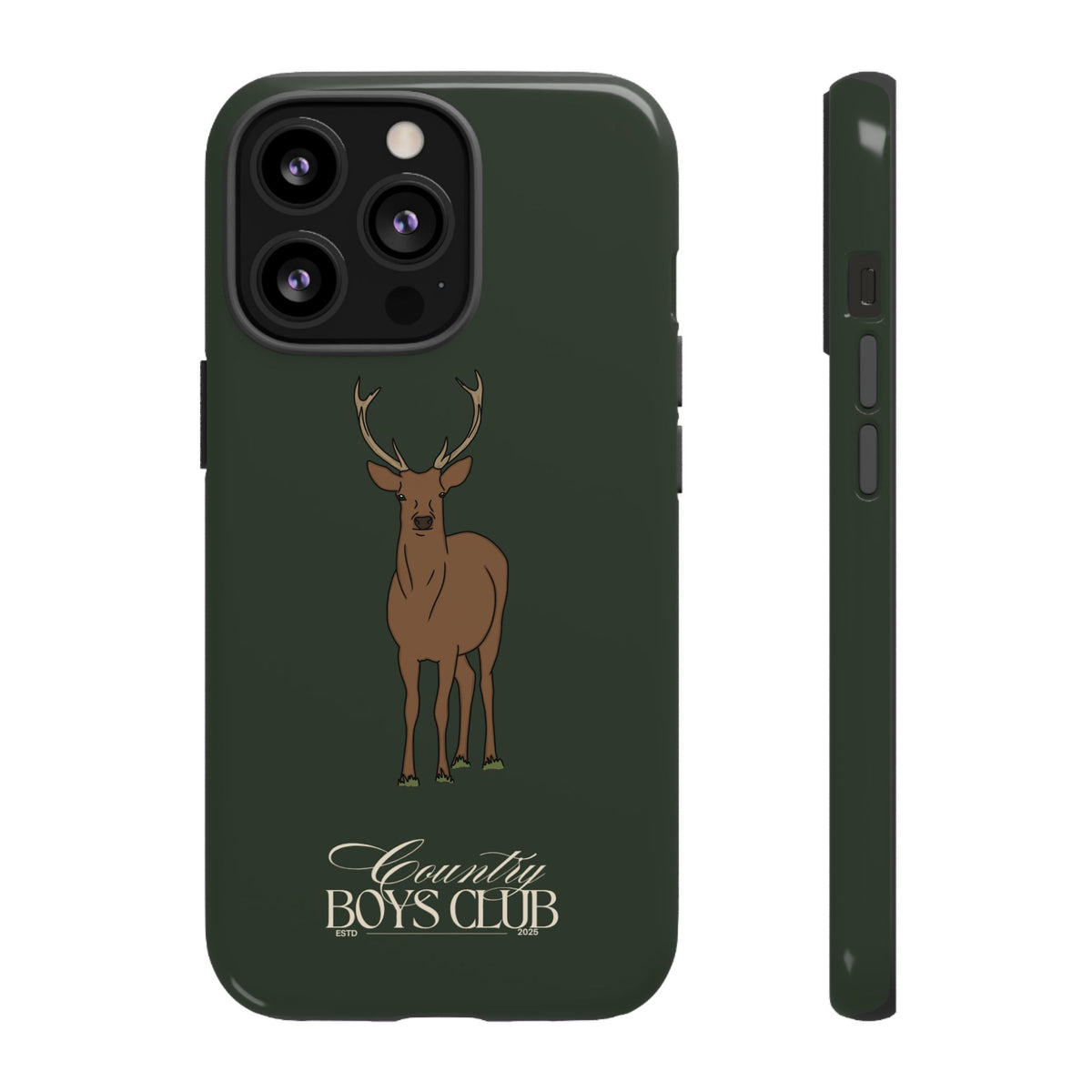 Field Green 'Country Boys Club Stag' Case  | CGC x Country Cases