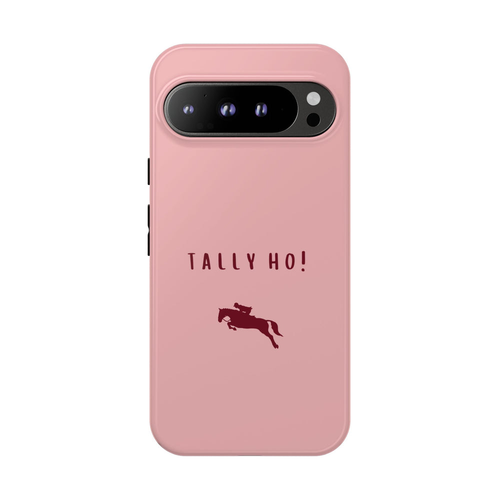 Pink & Burgundy 'Tally Ho!' (Horse) Case