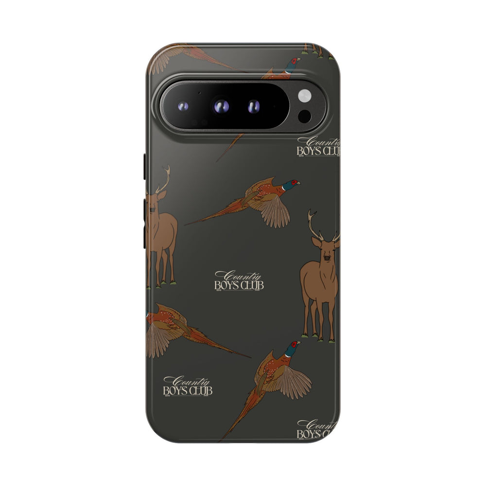Charcoal 'Boys Stags & Pheasants' Case  | CBC x Country Cases