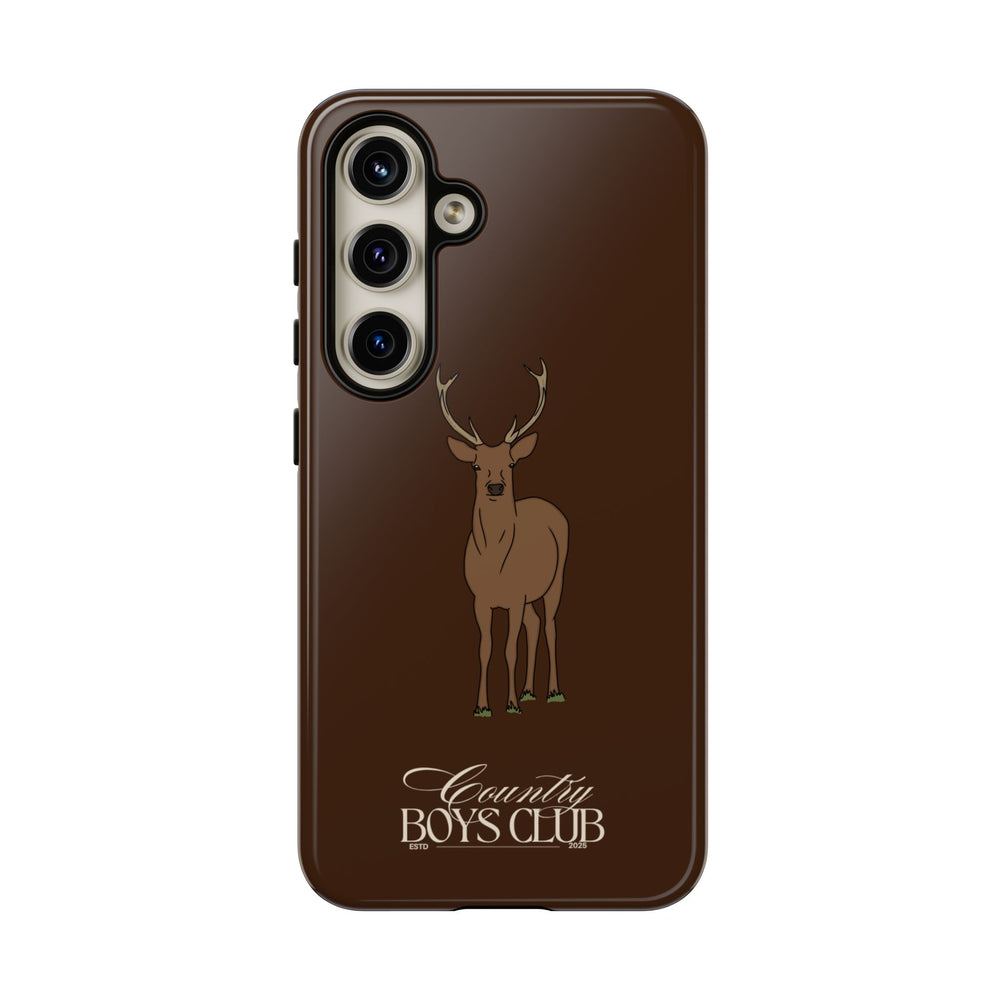 Chestnut Brown 'Country Boys Club Deer' Case  | CBC x Country Cases