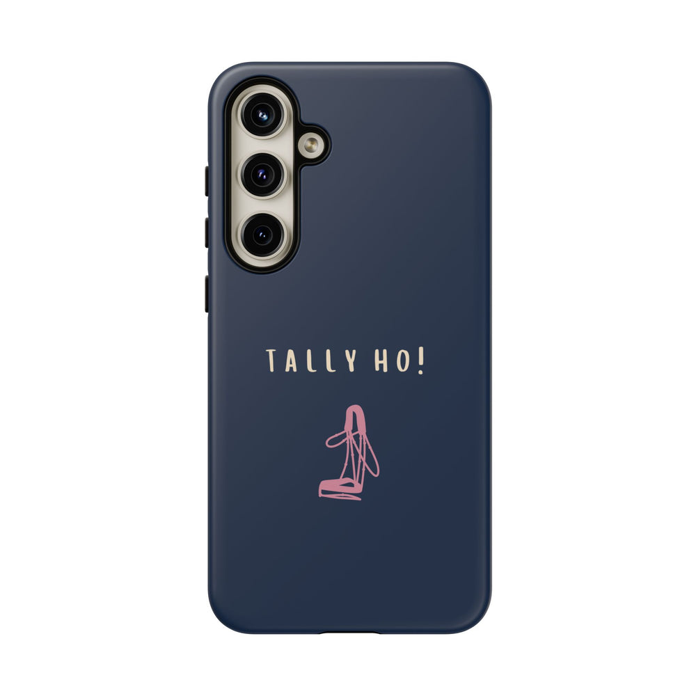 Navy & Pink 'Tally Ho!' (Bridle)