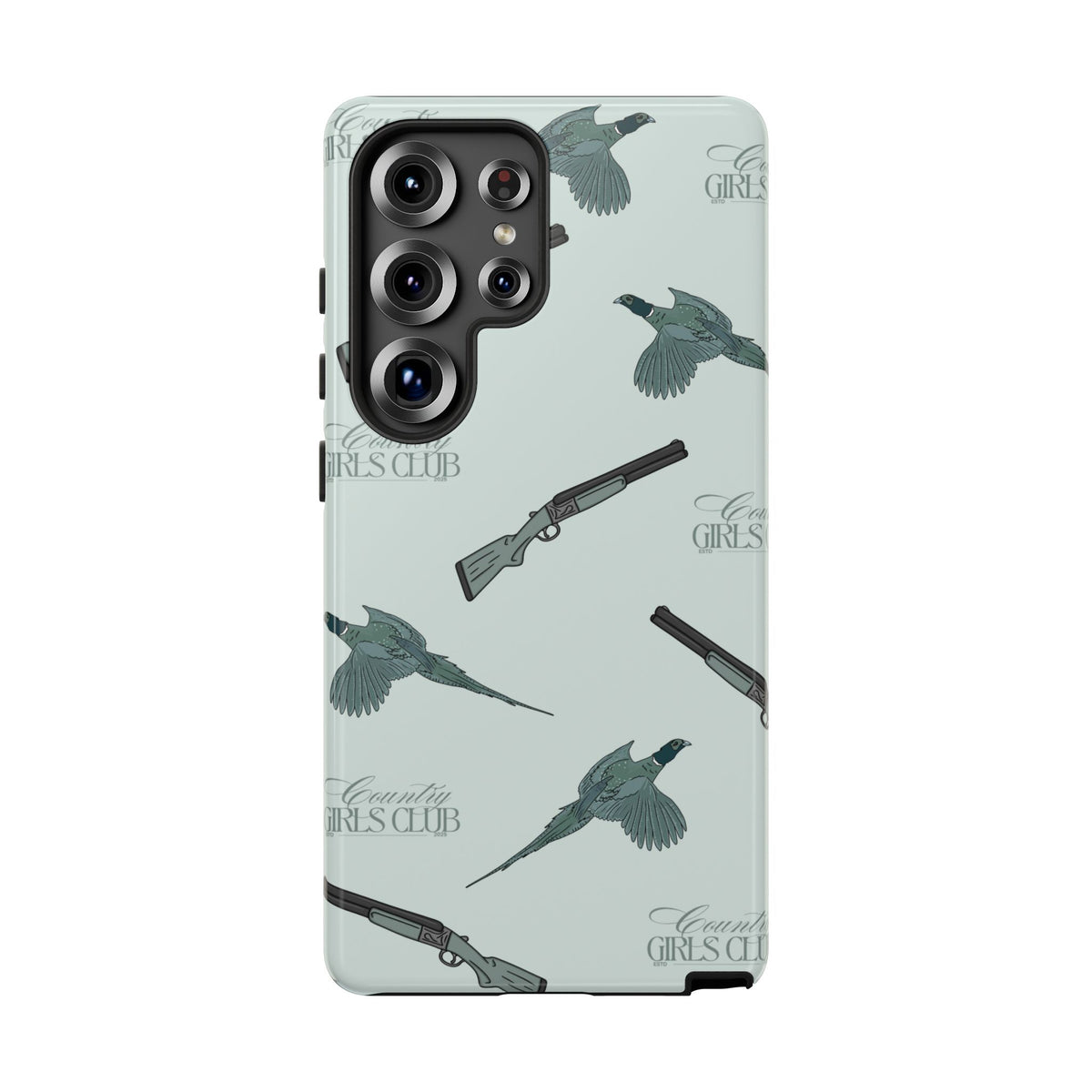 Blue 'Girls Pheasants & Shotguns' Case  | CGC x Country Cases