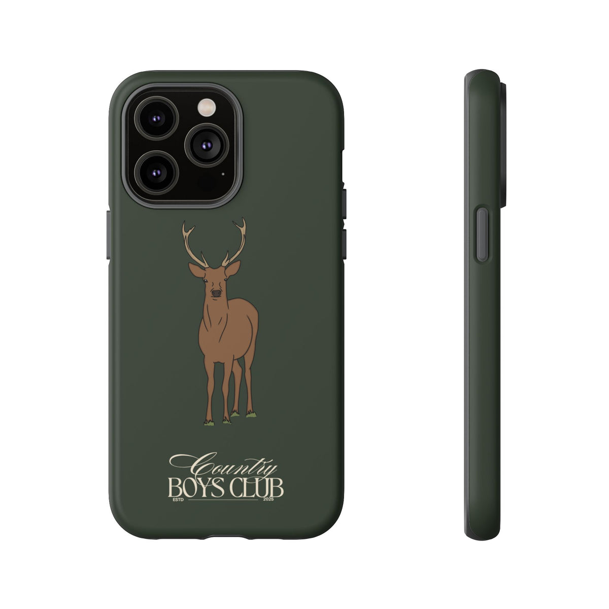 Field Green 'Country Boys Club Stag' Case  | CGC x Country Cases