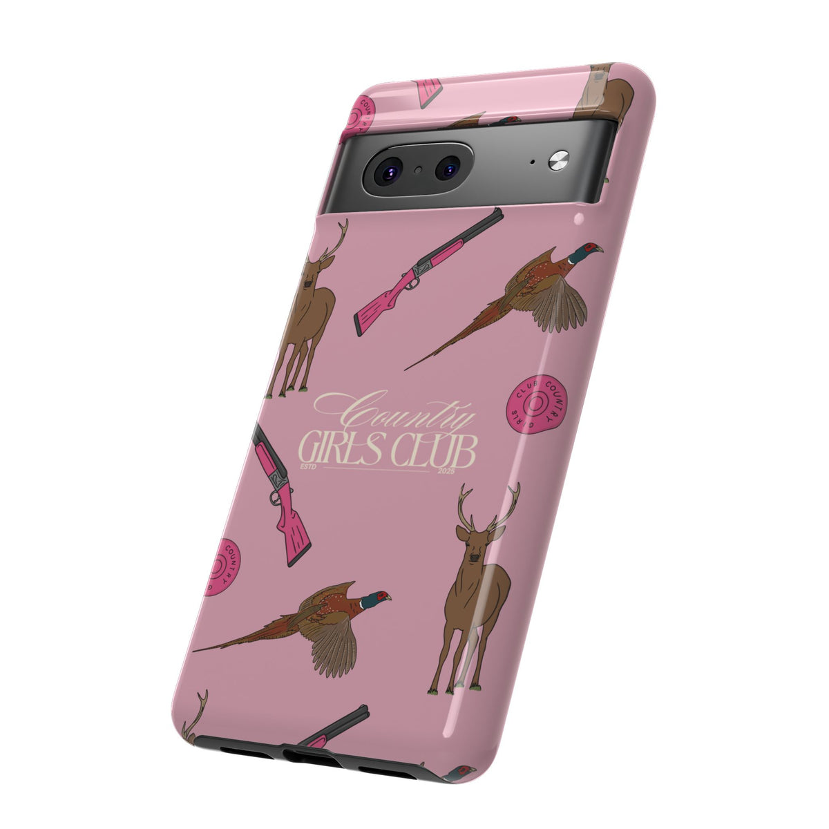 Dusty Pink Girls Love Guns Case  | CGC x Country Cases