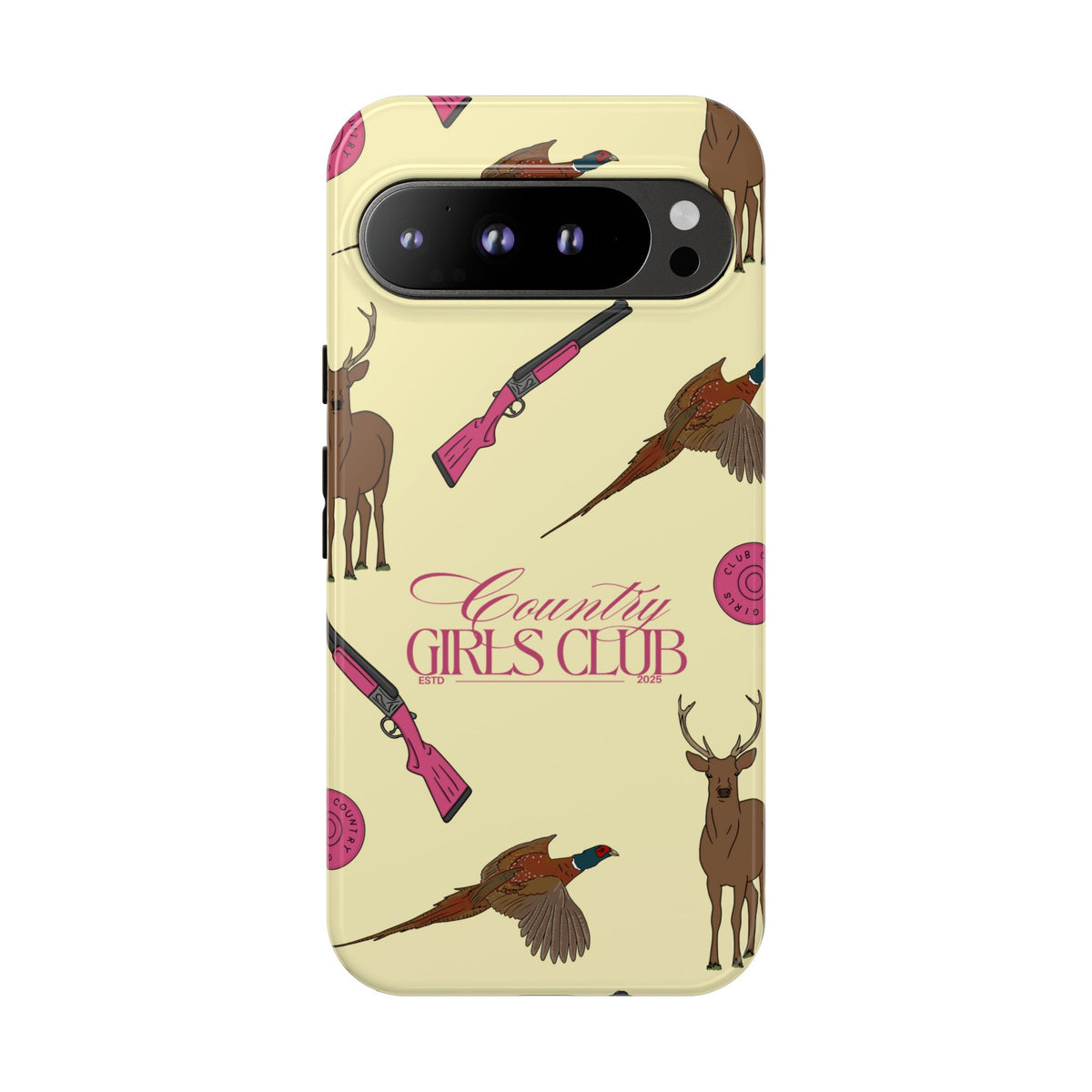Butter Yellow 'Girls Love Guns' Case  | CGC x Country Cases