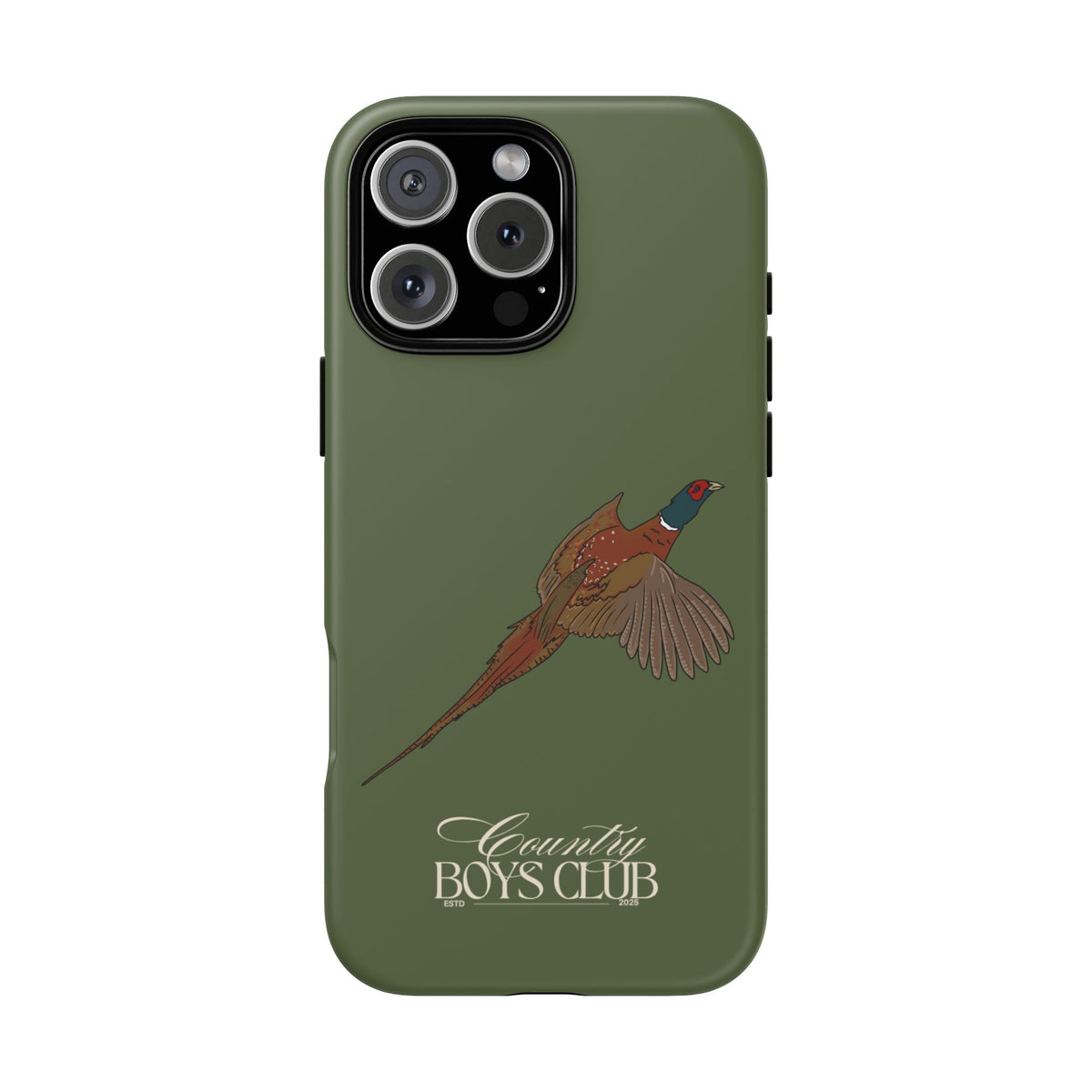 Green Country Boys Club Pheasant Case  | CGC x Country Cases