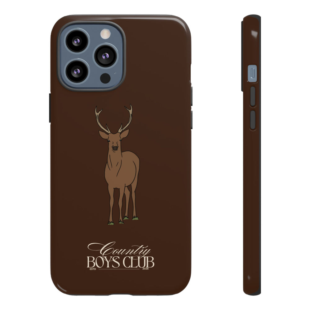 Chestnut Brown 'Country Boys Club Deer' Case  | CBC x Country Cases