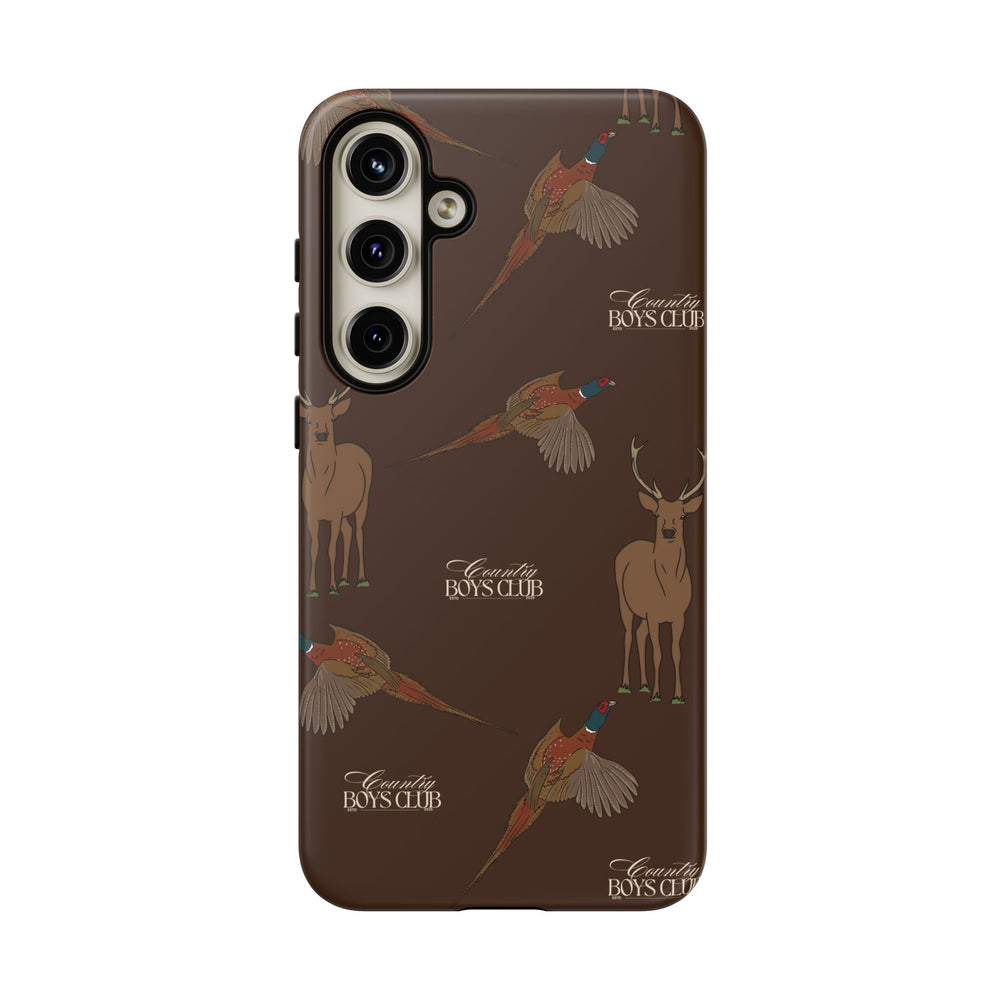 Chestnut Brown 'Boys Stags & Pheasants' Case  | CBC x Country Cases