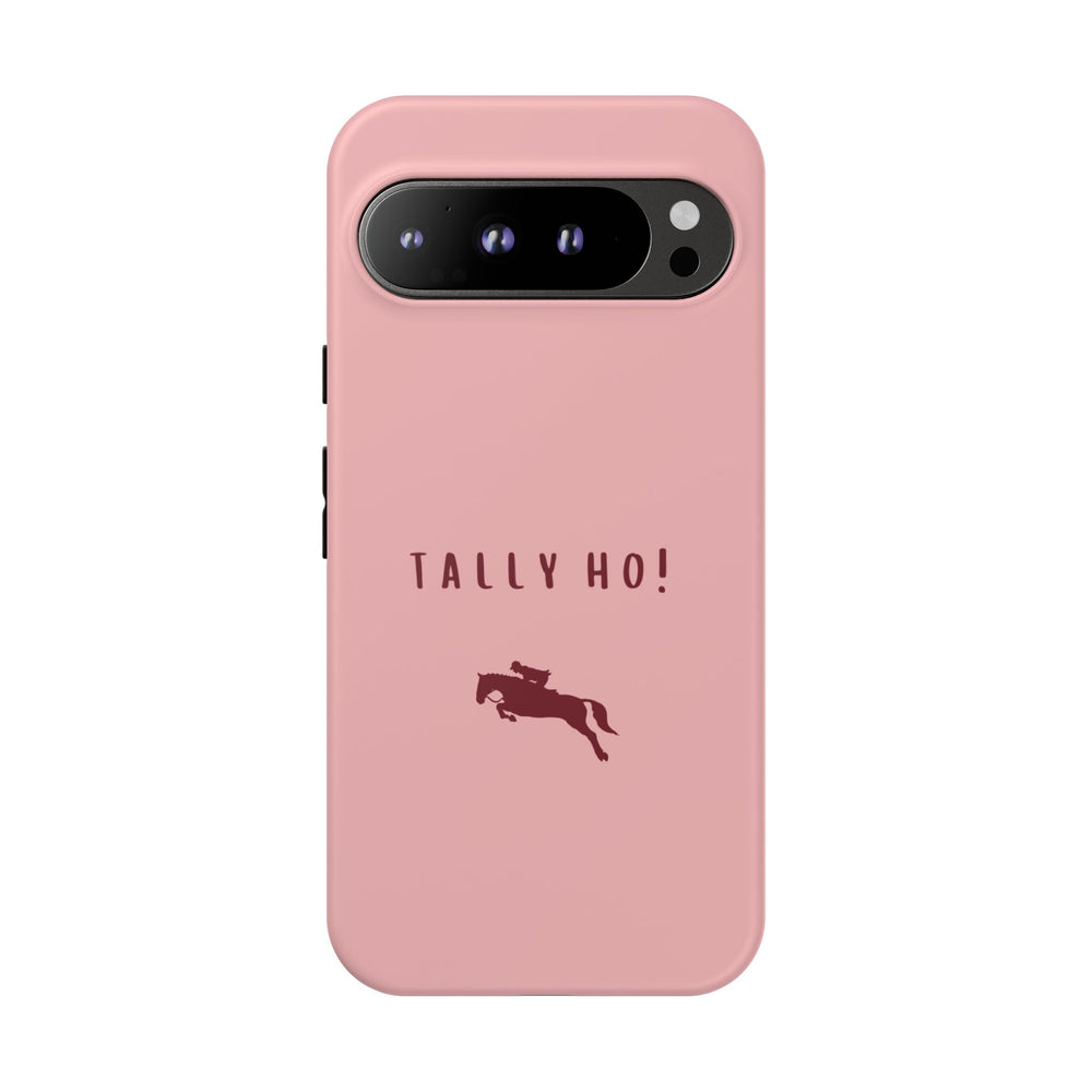 Pink & Burgundy 'Tally Ho!' (Horse) Case
