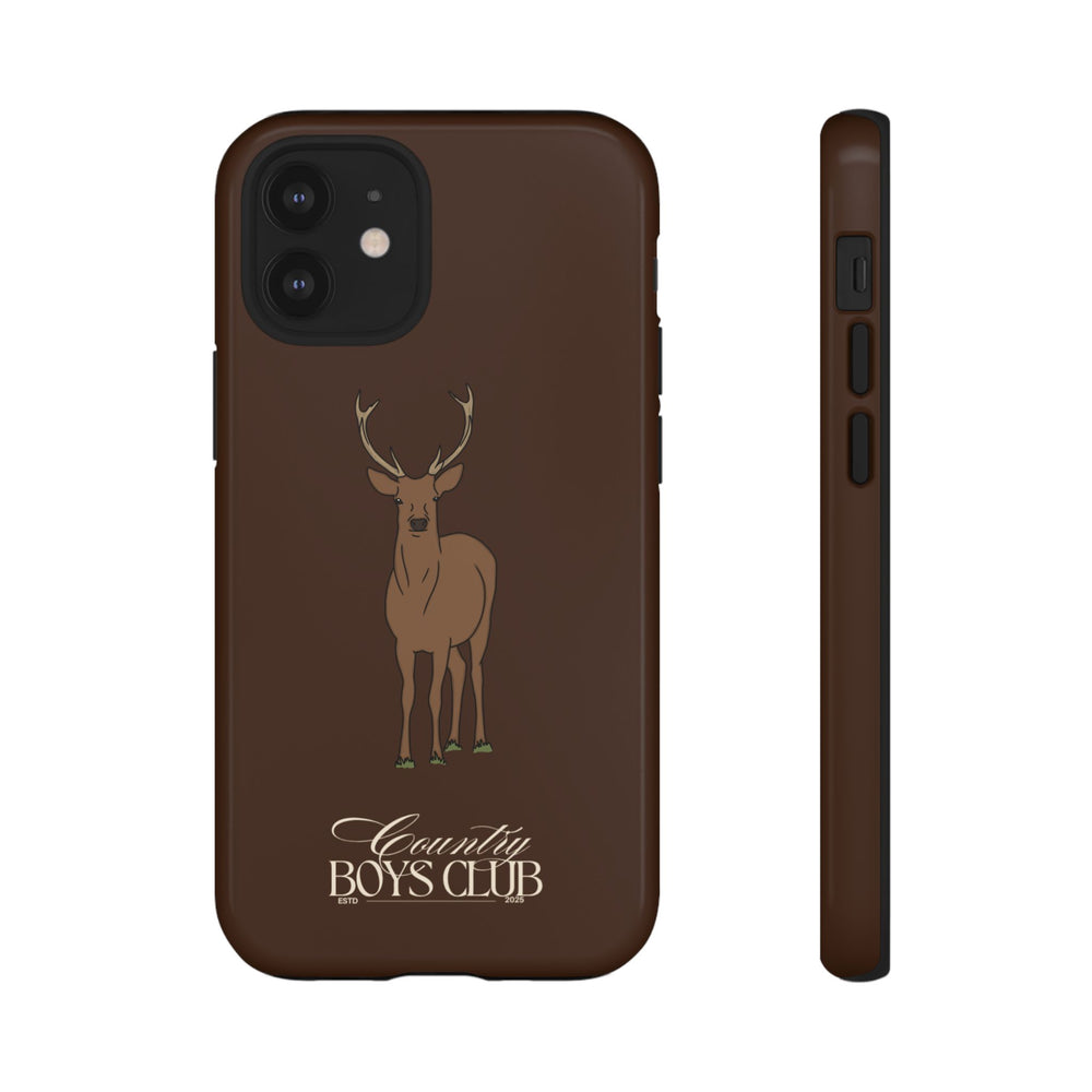 Chestnut Brown 'Country Boys Club Deer' Case  | CBC x Country Cases