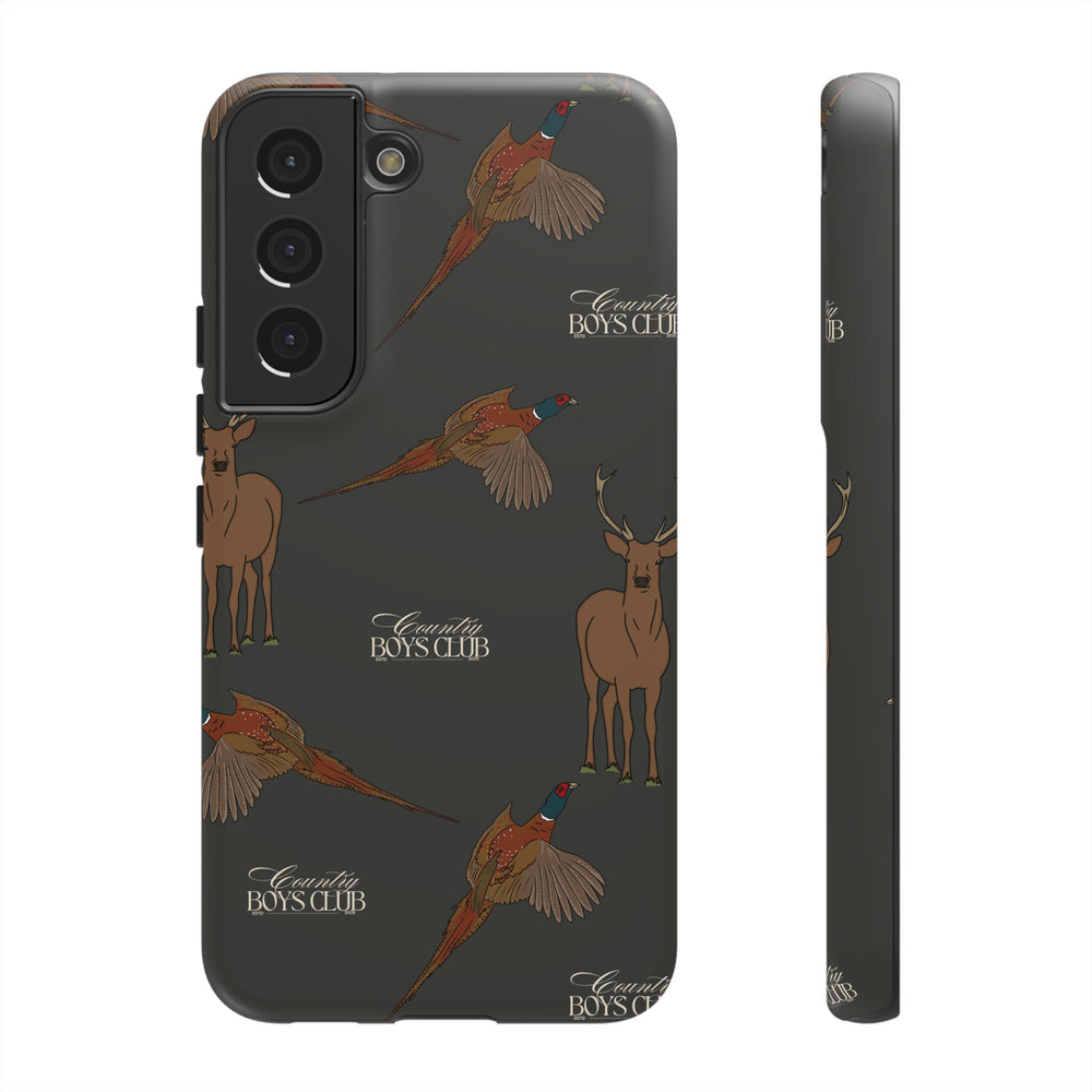 Charcoal 'Boys Stags & Pheasants' Case  | CBC x Country Cases
