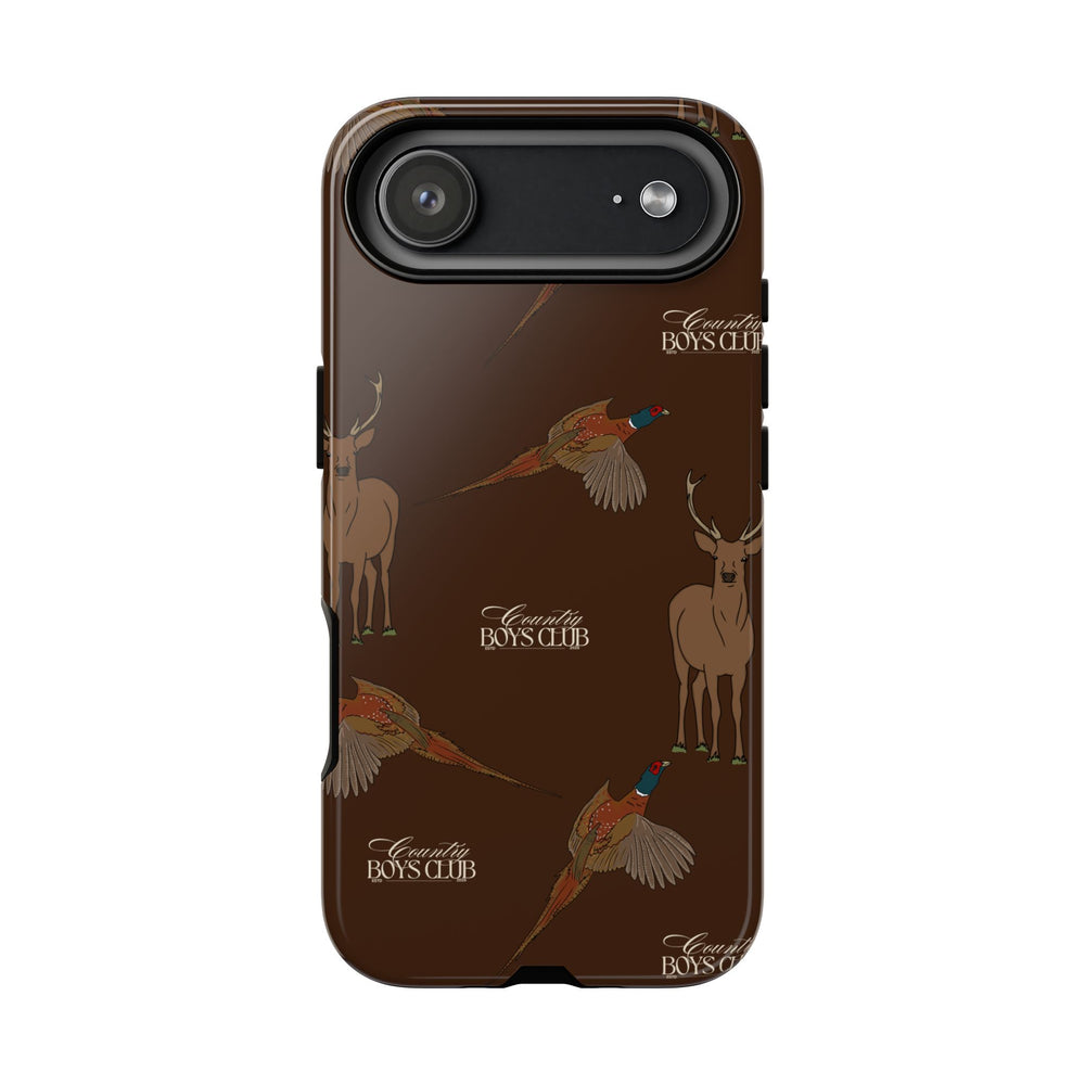 Chestnut Brown 'Boys Stags & Pheasants' Case  | CBC x Country Cases
