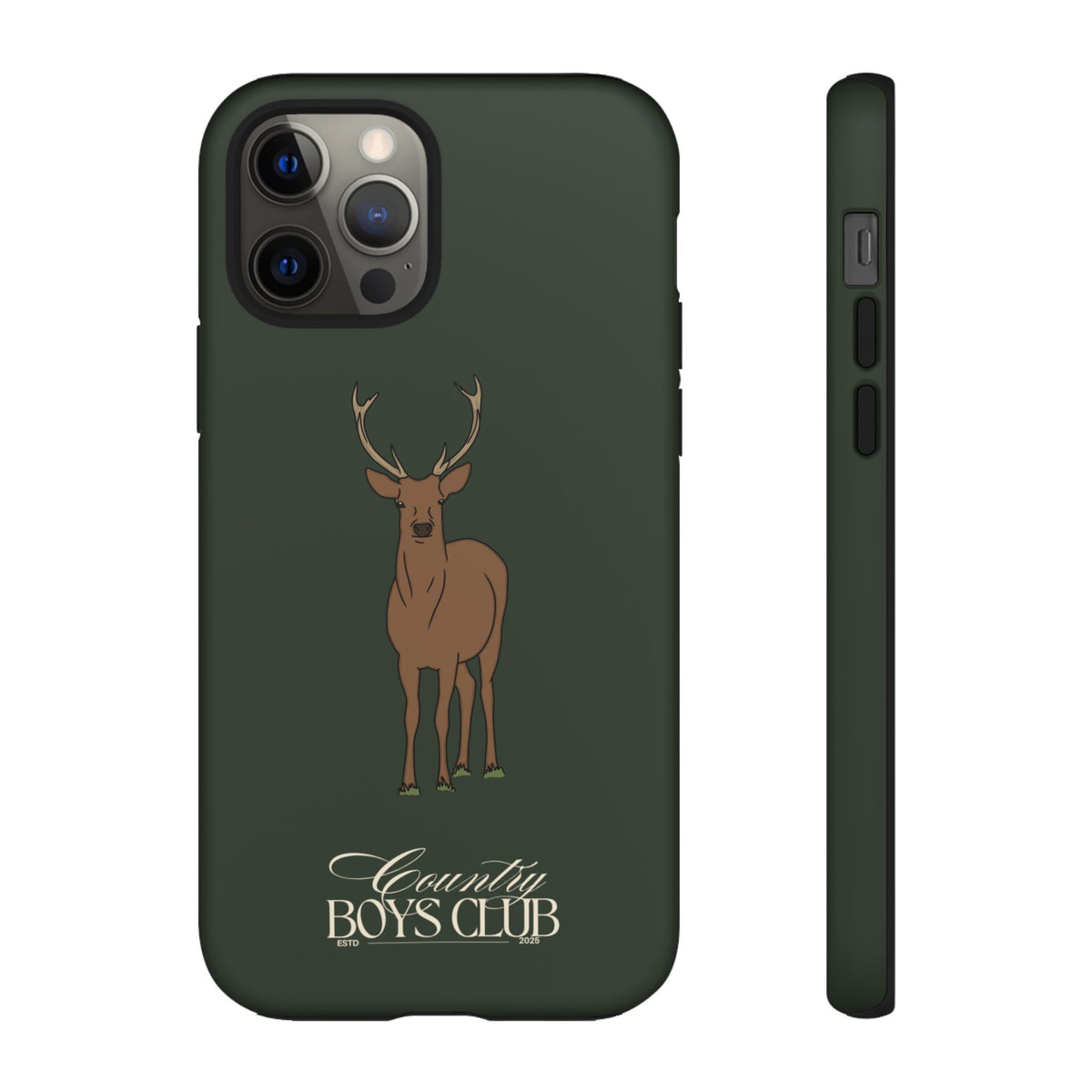 Field Green 'Country Boys Club Stag' Case  | CGC x Country Cases