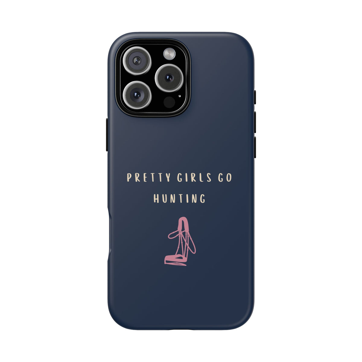 Navy & Pink 'Pretty Girls Go Hunting' (Bridle)