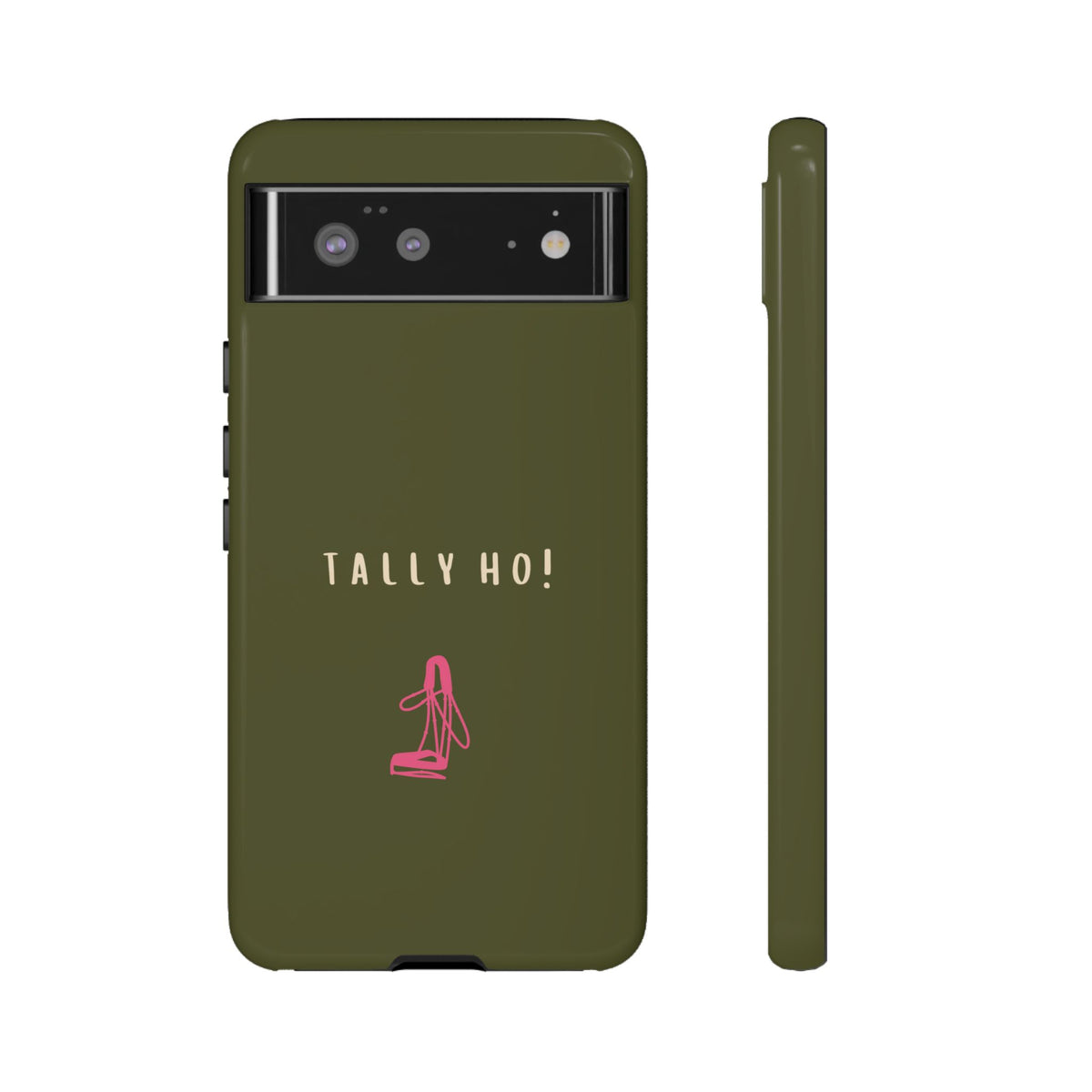 Green & Pink 'Tally Ho!' (Bridle)