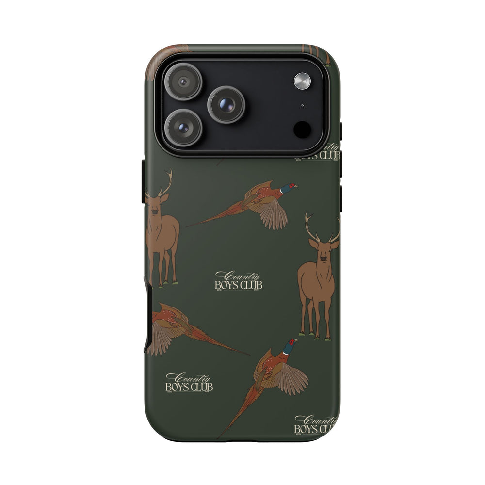 Field Green 'Boys Stags & Pheasants' Case  | CBC x Country Cases