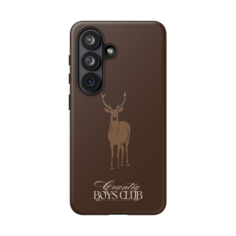 Chestnut Brown 'Country Boys Club Deer' Case  | CBC x Country Cases