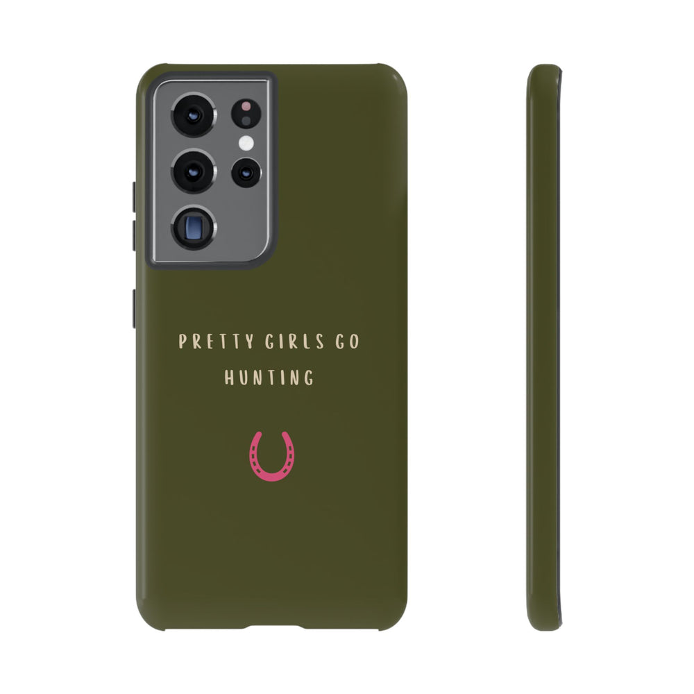 Green & Pink 'Pretty Girls Go Hunting' (Horse Shoe)