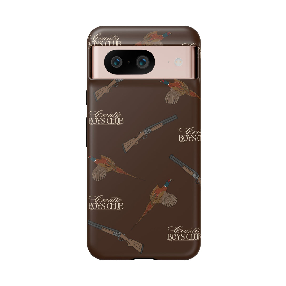 Chestnut Brown 'Boys Pheasants & Shotguns' Case  | CBC x Country Cases