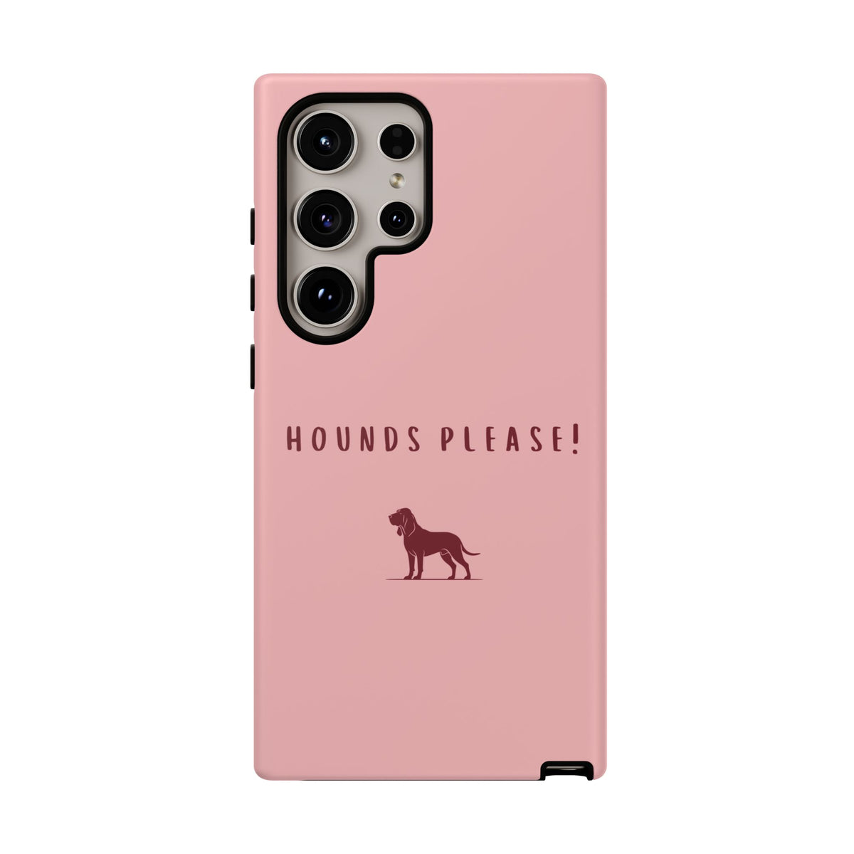 Pink & Burgundy 'Hounds Please' Case