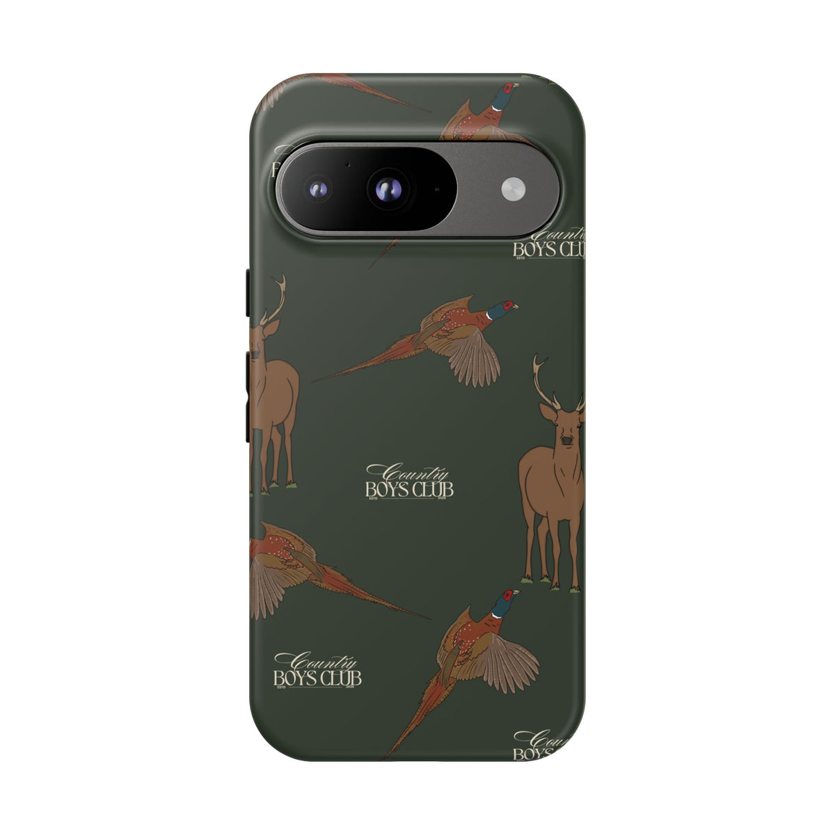 Field Green 'Boys Stags & Pheasants' Case  | CBC x Country Cases