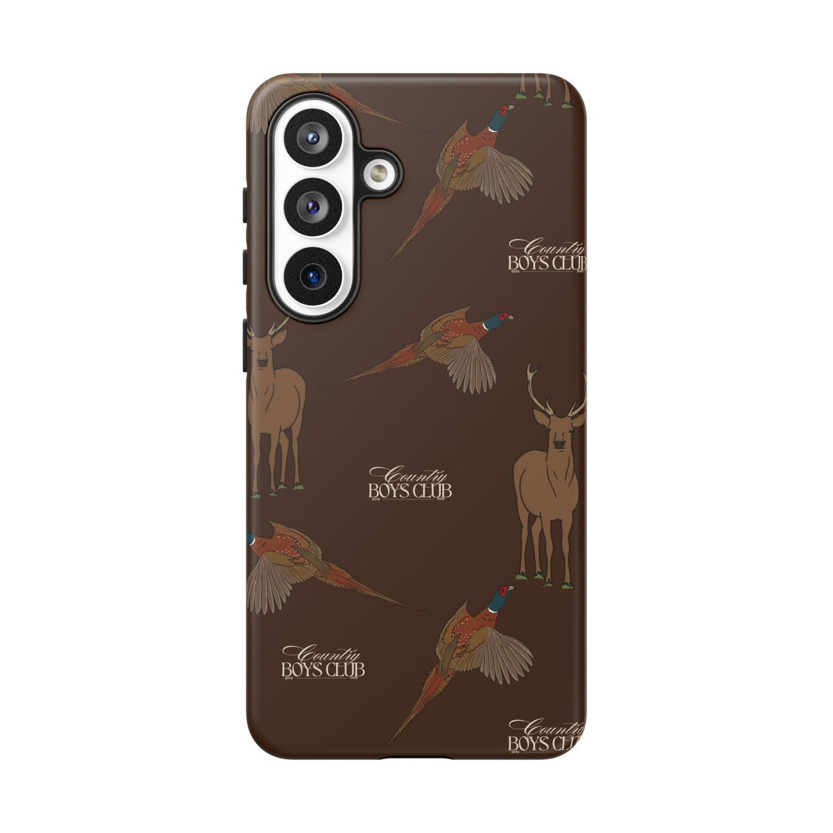 Chestnut Brown 'Boys Stags & Pheasants' Case  | CBC x Country Cases