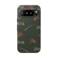 Field Green 'Boys Pheasants & Shotguns' Case  | CBC x Country Cases