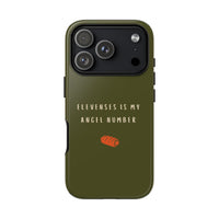 Green & Orange 'Elevenses Is My Angel Number' Case