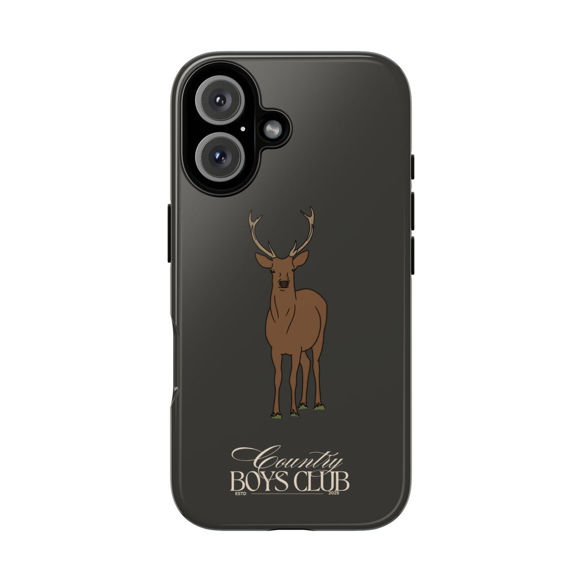 Charcoal 'Country Boys Club Stag' Case  | CGC x Country Cases