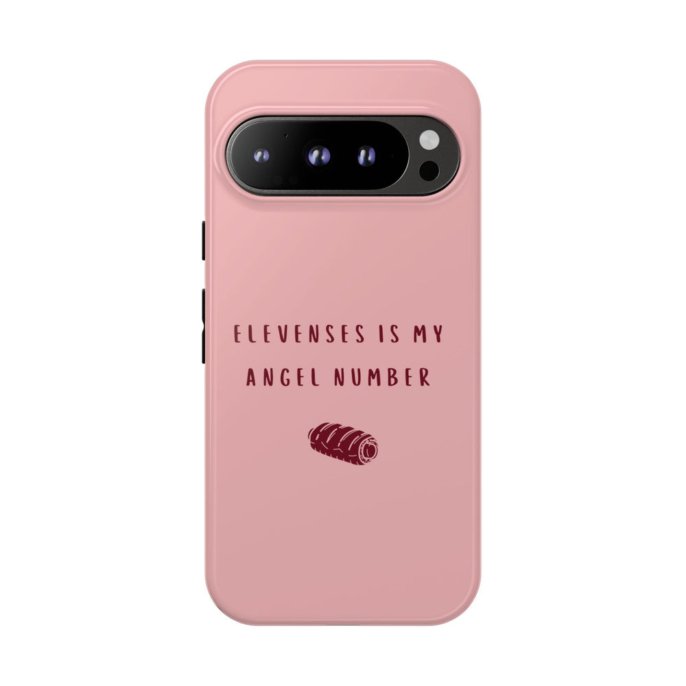 Pink & Burgundy 'Elevenses Is My Angel Number' Case