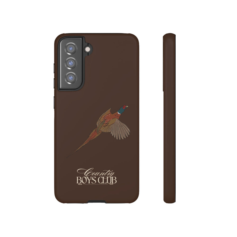 Chestnut Brown 'Country Boys Club Pheasant' Case  | CBC x Country Cases