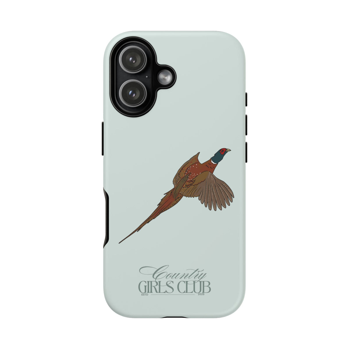 Duck Egg Blue 'Girls Pheasant' Case  | CGC x Country Cases