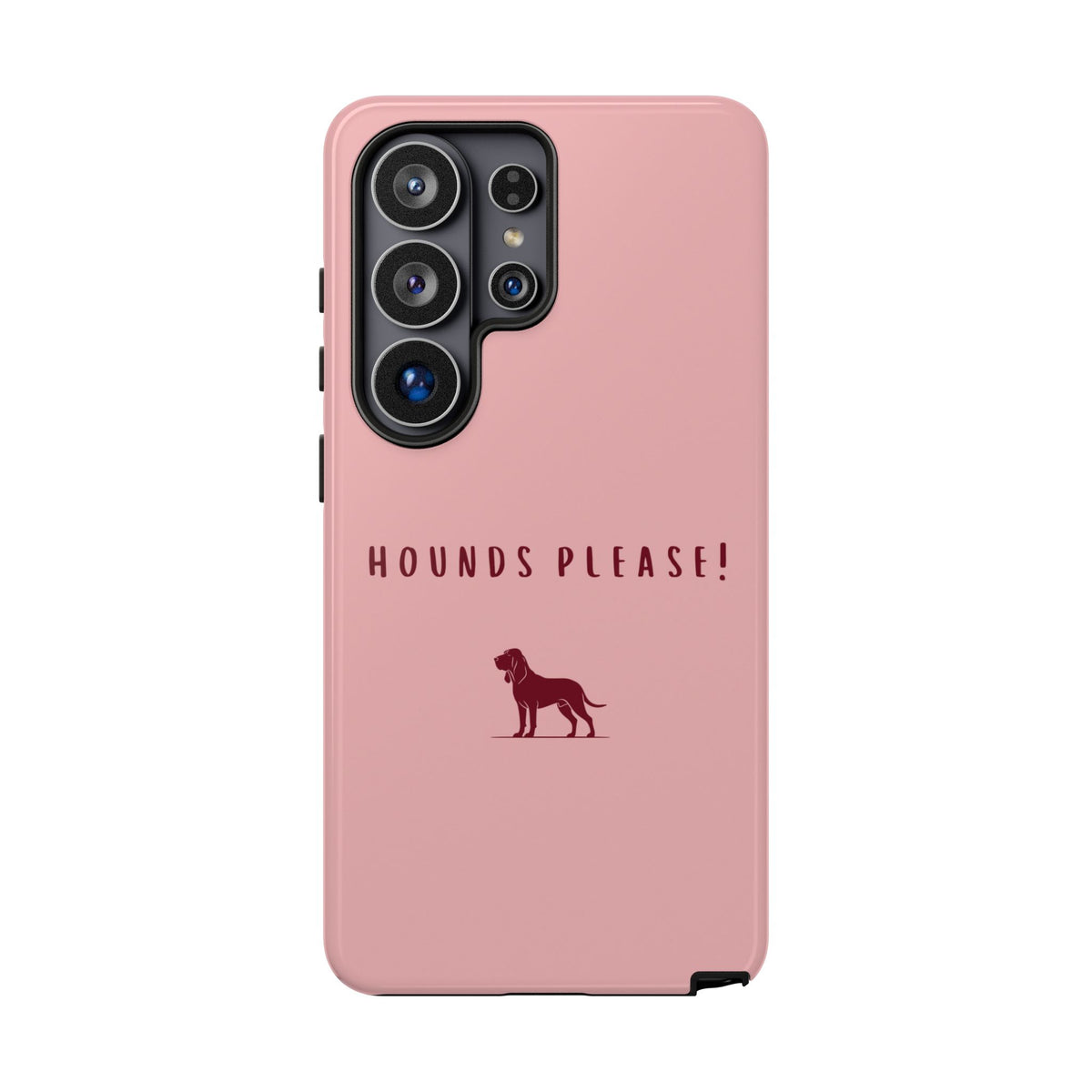 Pink & Burgundy 'Hounds Please' Case