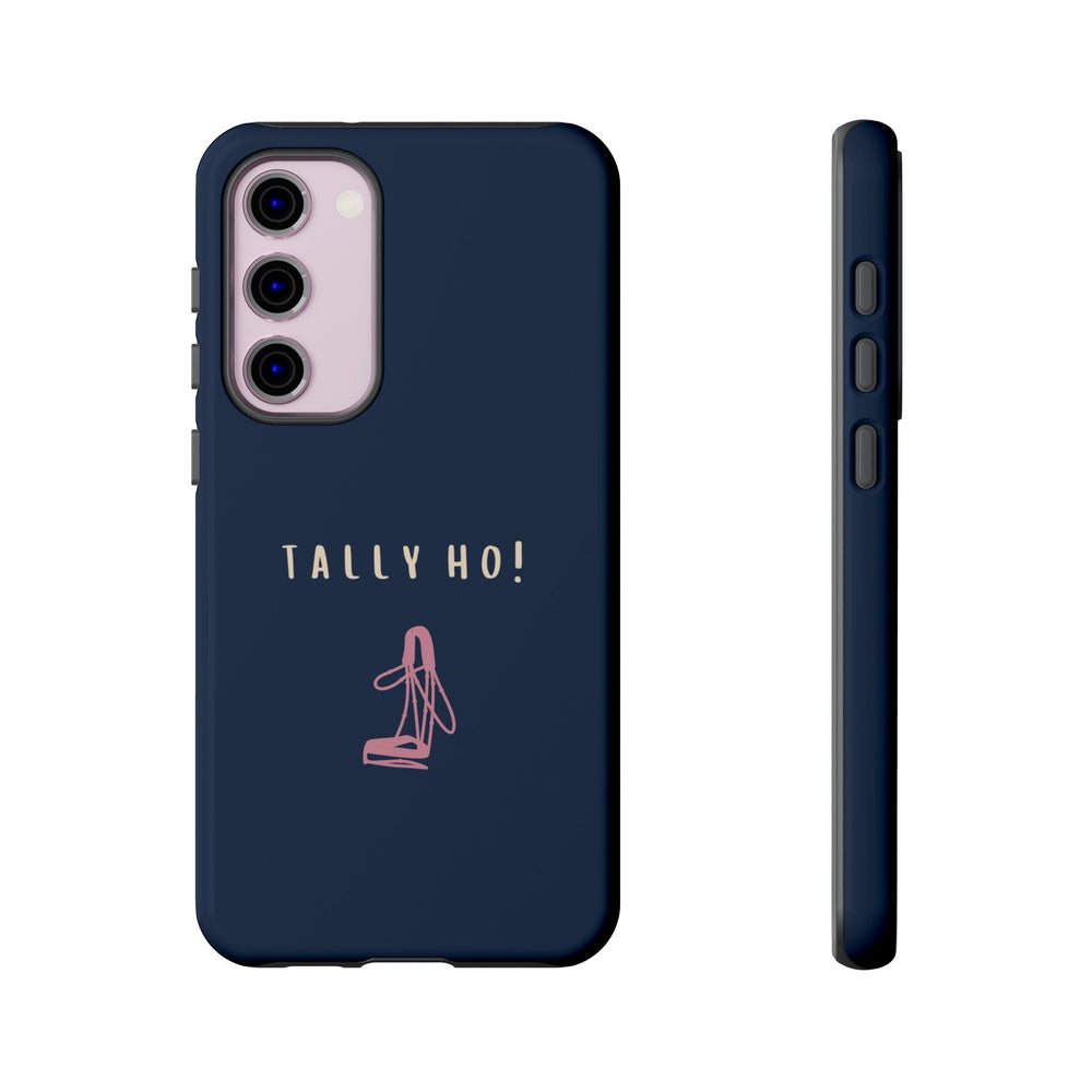 Navy & Pink 'Tally Ho!' (Bridle)