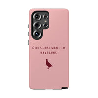 Pink & Burgundy 'Girls Just Want To Have Guns' Case (Partridge)