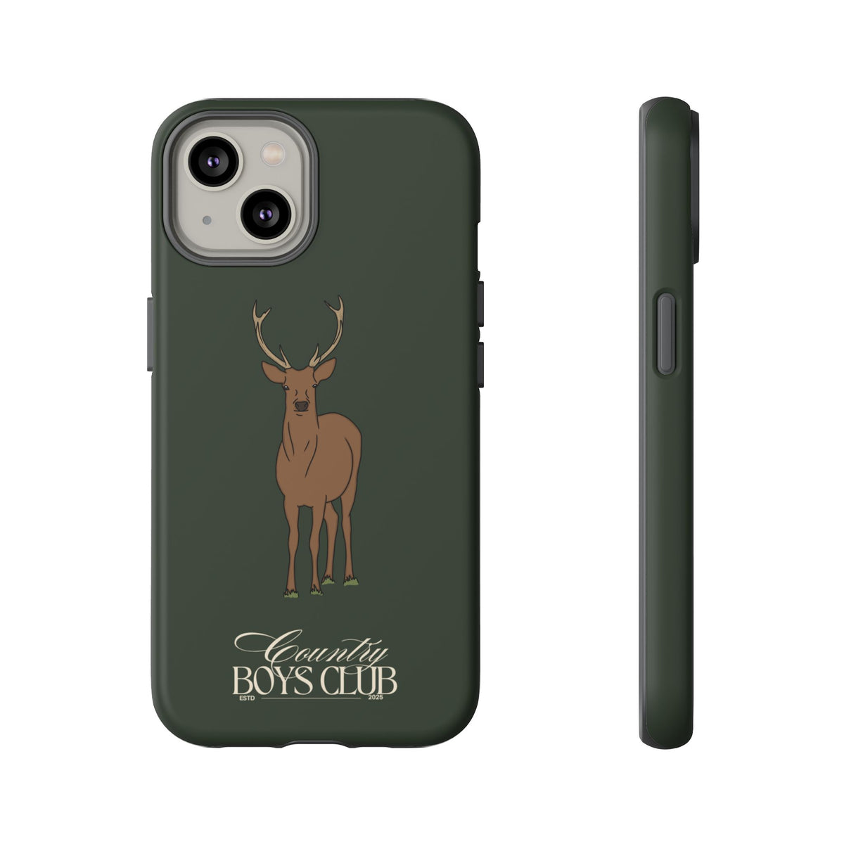 Field Green 'Country Boys Club Stag' Case  | CGC x Country Cases