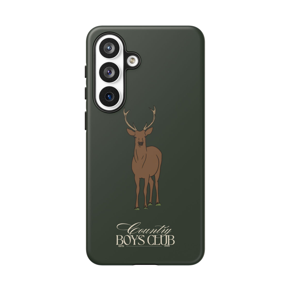 Field Green 'Country Boys Club Stag' Case  | CGC x Country Cases