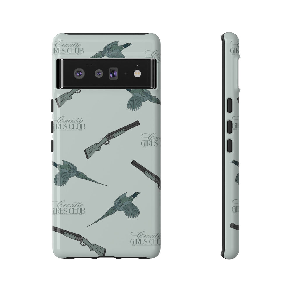 Blue 'Girls Pheasants & Shotguns' Case  | CGC x Country Cases