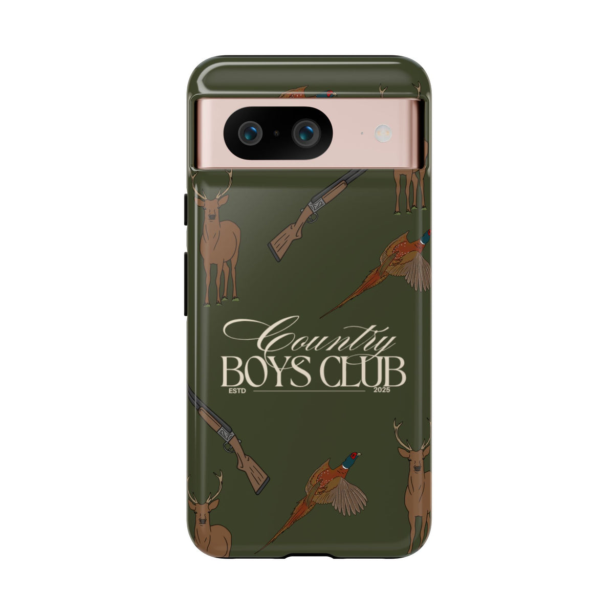 Forest Green Boys Love Guns Case  | CGC x Country Cases