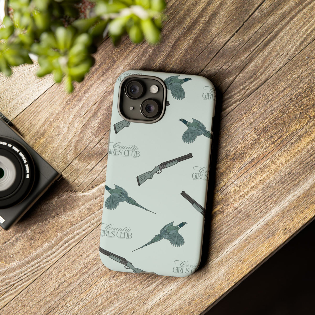 Blue 'Girls Pheasants & Shotguns' Case  | CGC x Country Cases