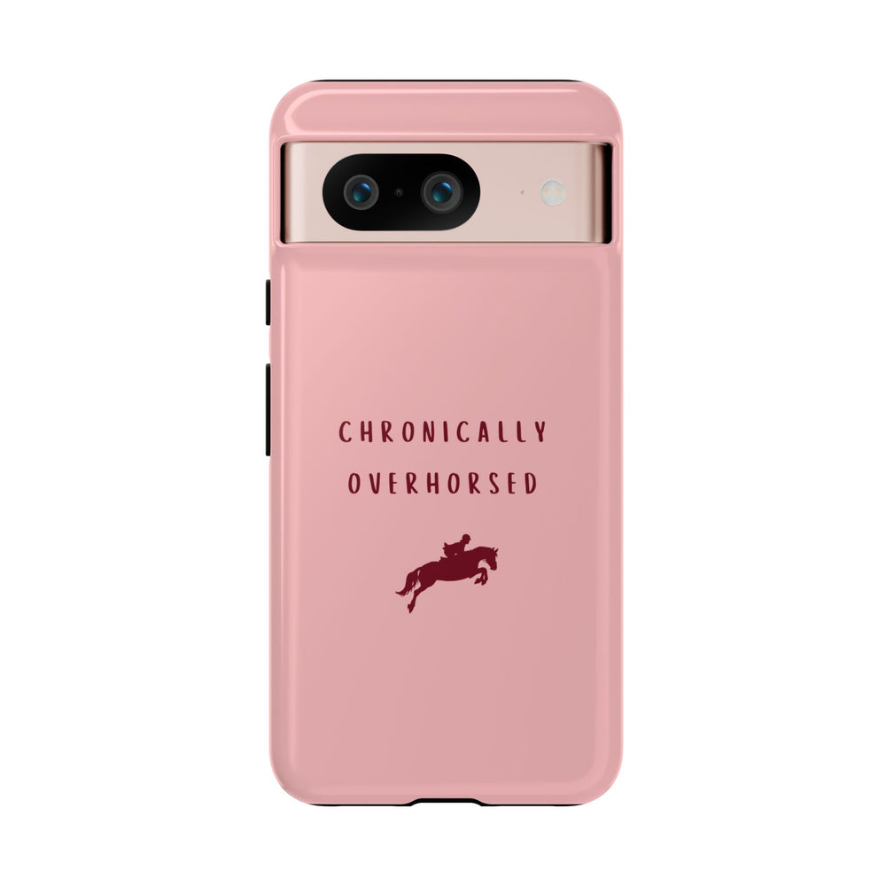 Pink & Burgundy "Chronically Overhorsed" Case