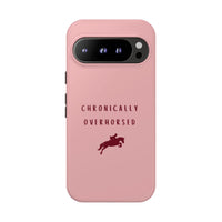 Pink & Burgundy "Chronically Overhorsed" Case